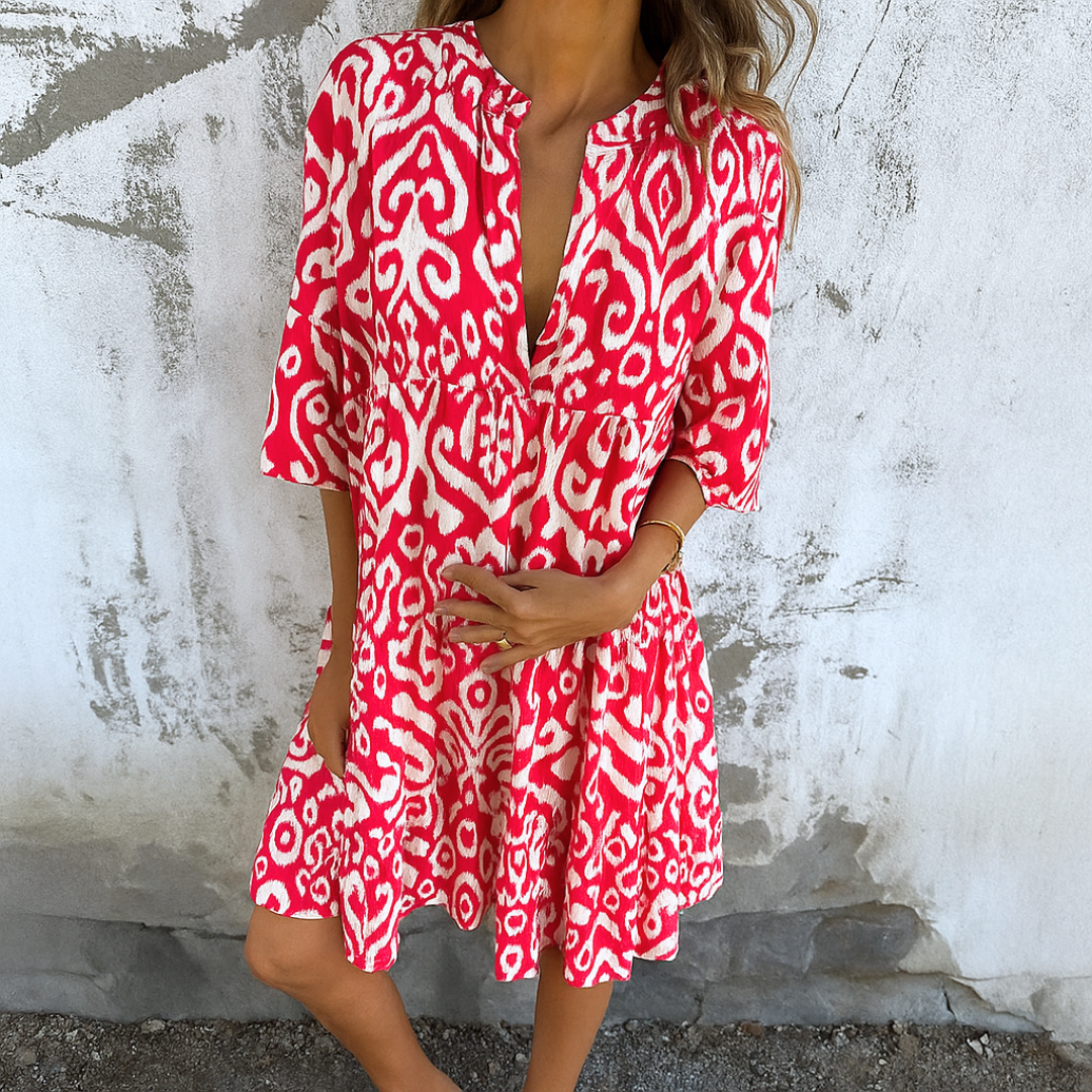 Kaelene™ | Elegant Dress With V-Neck
