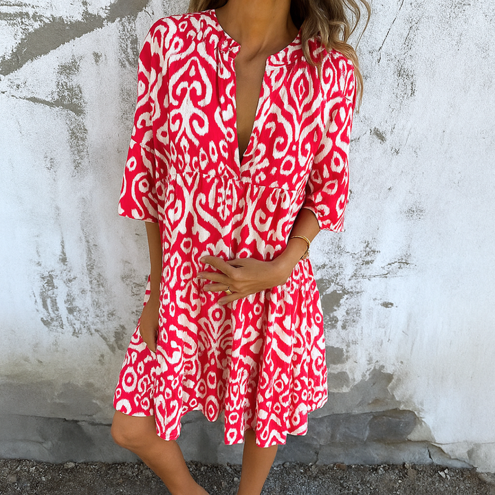 Kaelene™ | Elegant Dress With V-Neck
